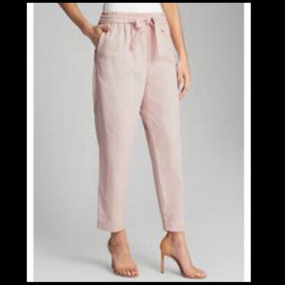 Gap Drawstring Waist Pink Cropped Pants - Picture 10 of 10